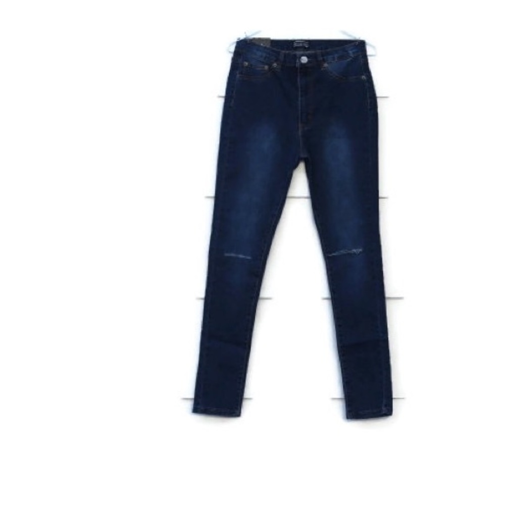 American Bazi Blue Denim Jeans High Rise Skinny